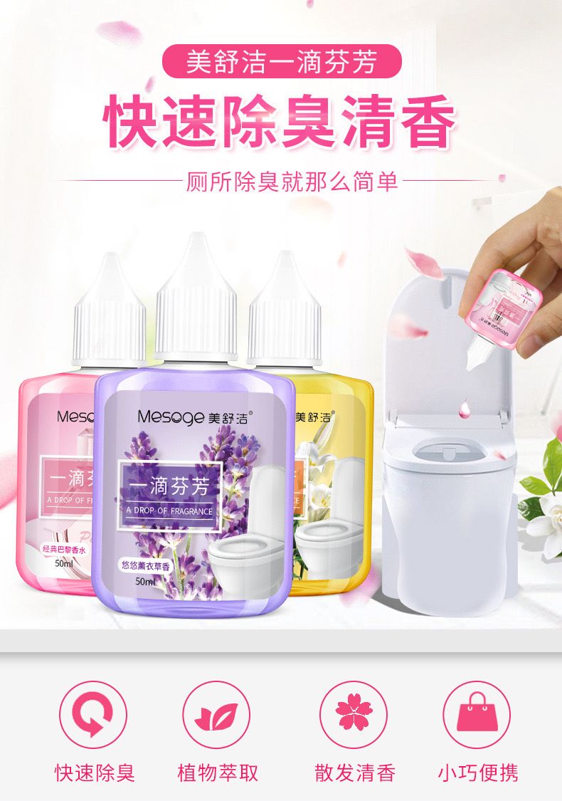 Discreet Odor Trapping Toilet Serum